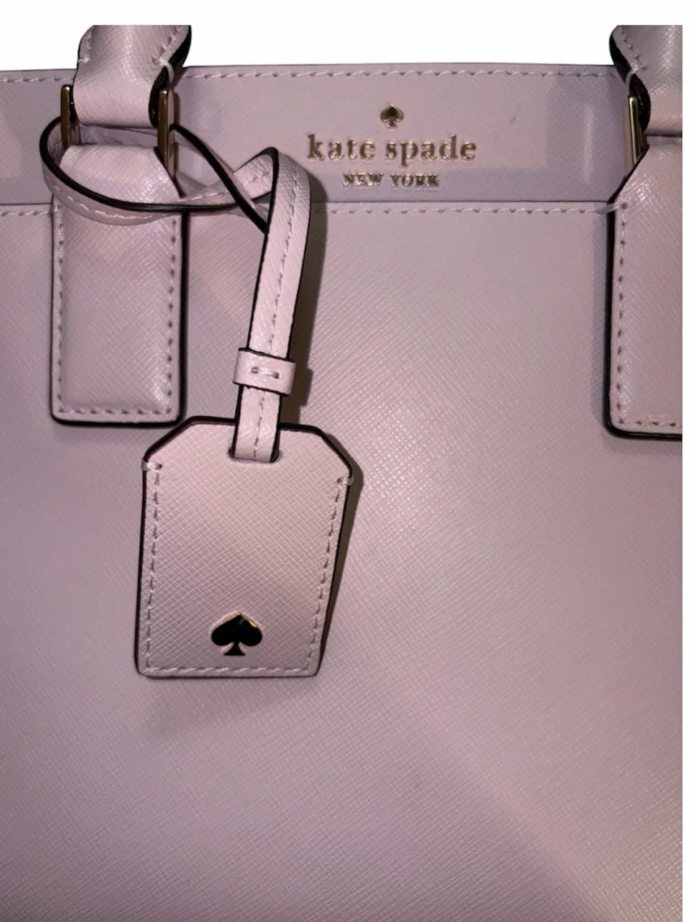 Kate Spade Cameron Medium Leather Satchel Pale Amethyst NWT